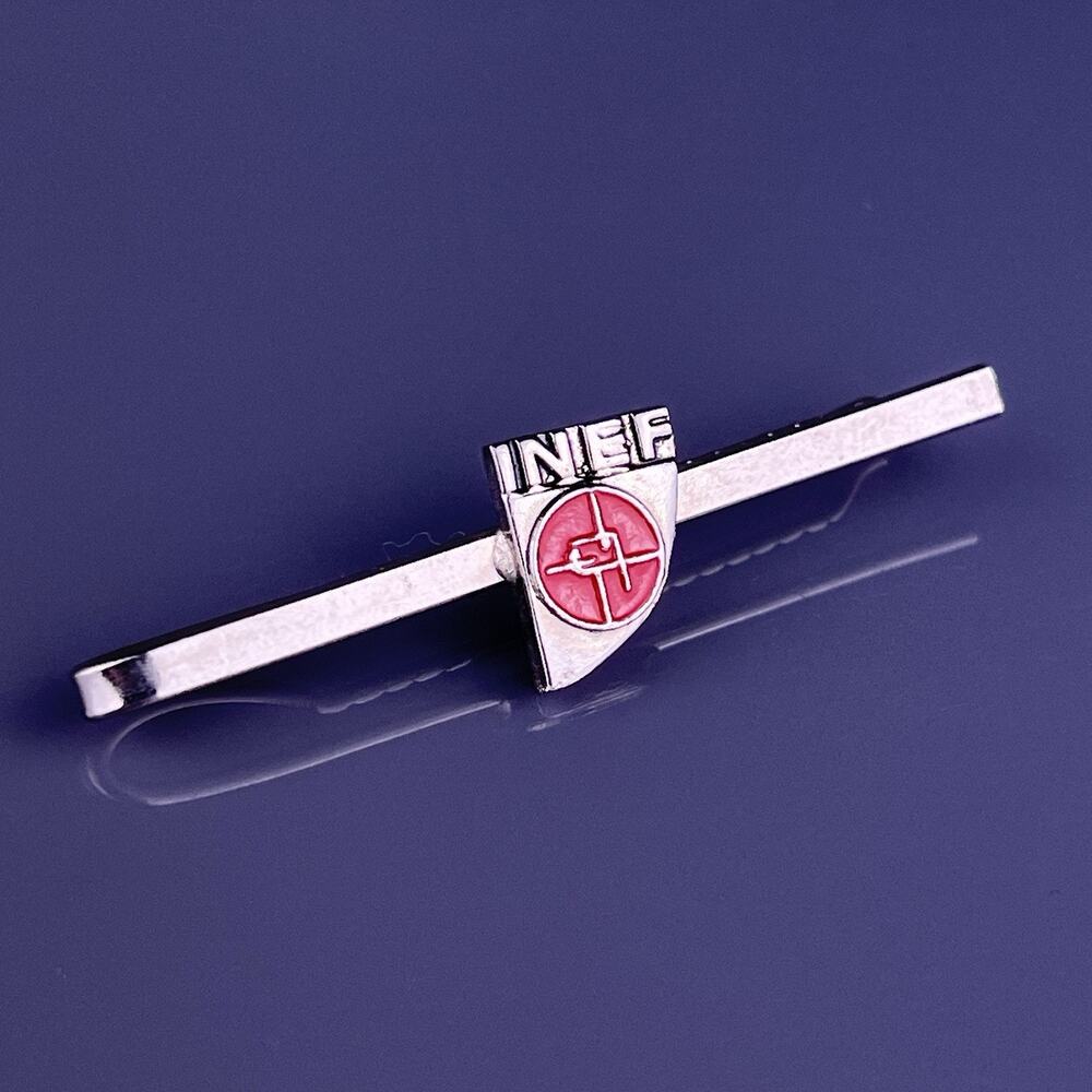 INEF Polytechnic University Madrid Physical Sports Sciences Tie Clip Bar Vintage